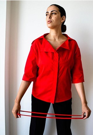 CROPPED POPLIN SHIRT