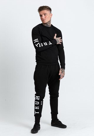WHITE ON BLACK STEEL CITY TRACKSUIT