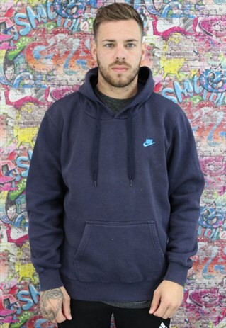 VINTAGE NIKE HOODIE/HOODED SWEATSHIRT. UNISEX SPORTSWEAR.