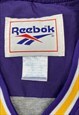 REEBOK PURPLE & YELLOW EAST CAROLINA SPELLOUT PULLOVER 
