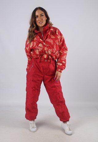 VINTAGE ETIREL FULL SKI SUIT SNOW SPORTS UK 12 M (KBO)