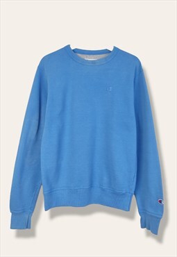 Vintage Champion Sweatshirt Y2K classic in Blue S