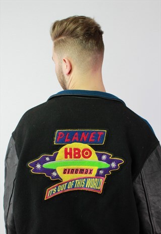 HBO TELEVISION GRAIL VINTAGE VARSITY BOMBER JACKET
