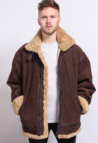 VINTAGE LEATHER AVIATOR JACKET