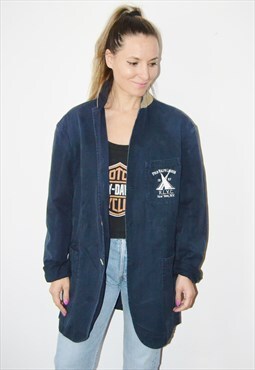 Vintage 90s RALPH LAUREN Embroidered Logo Blazer Jacket