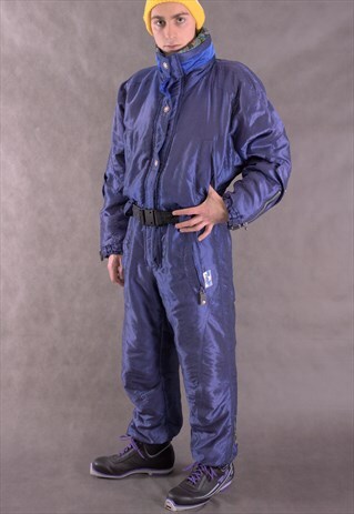 90S VINTAGE MENS SNOWBORD OR SKI SUIT, WINTER ONESIE