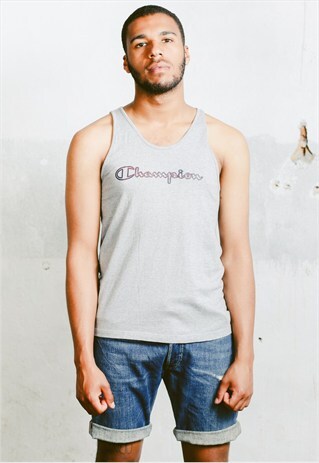 VINTAGE CHAMPION T-SHIRT VEST