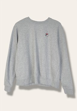 Vintage Fila Sweatshirt Classic in Grey L