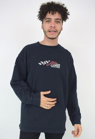 VINTAGE 90'S STARTER BLACK SWEATSHIRT