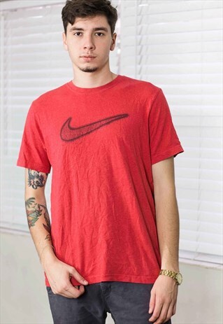 VINTAGE NIKE T-SHIRT LOGO 90S M 6.0