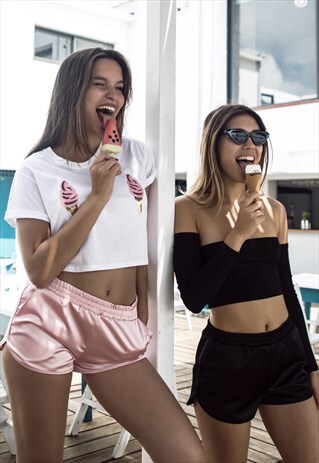 ICECREAM CROP T-SHIRT