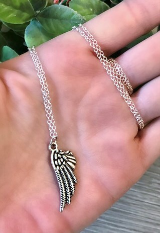 Angel Wing Pendant Necklace