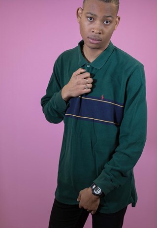 VINTAGE RALPH LAUREN LONG SLEEVE POLO SHIRT