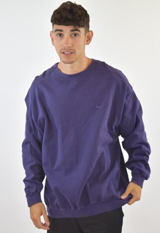 VINTAGE PURPLE NIKE 90S SWEATSHIRT JUMPER