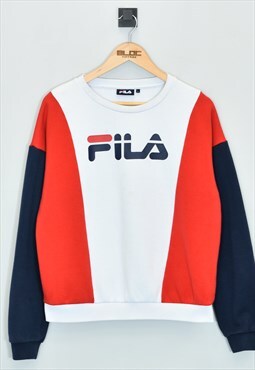 Vintage Fila Sweatshirt White XSmall