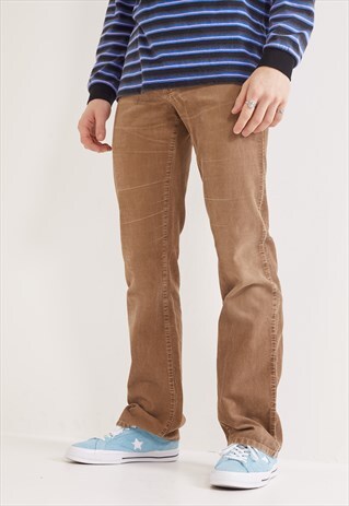 VINTAGE LEVI'S CORDUROY TROUSERS BROWN