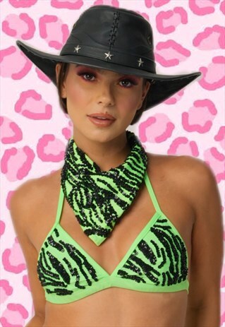 TOKOFOXX SEQUIN FESTIVAL SCARF