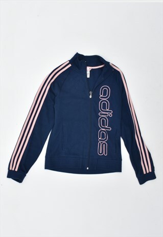 VINTAGE 90'S ADIDAS TRACKSUIT TOP JACKET BLUE