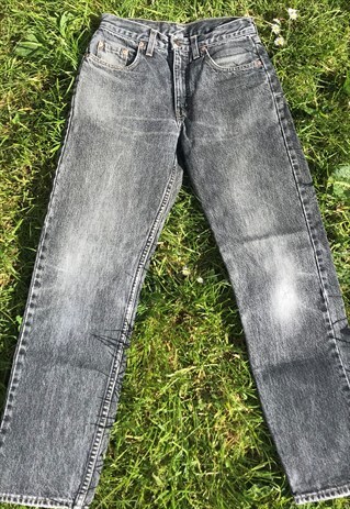 VINTAGE RARE 80S HIGH WAIST GREY LEVI JEANS