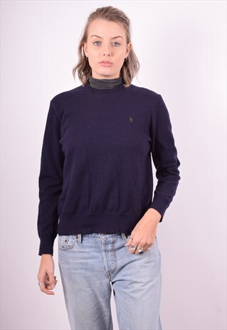 POLO RALPH LAUREN WOMENS VINTAGE JUMPER SWEATER MEDIUM 90'S