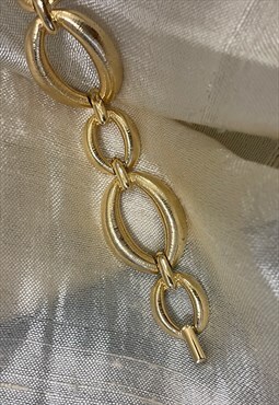 Vintage 80s Bracelet Gold 