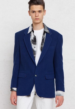 VINTAGE BLUE BLAZER JACKET