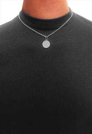20" LEO ZODIAC PENDANT NECKLACE CHAIN - SILVER