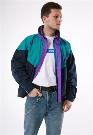 90S VINTAGE BROOKS RARE OLDSCHOOL OUTDOOR SHELL JACKET 13703
