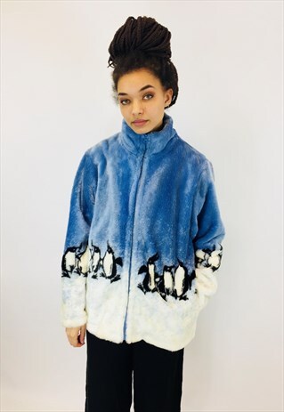 FESTIVAL RAVE SOFT TEDDY BEAR FLEECE JACKET