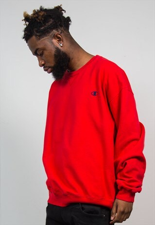 VINTAGE CHAMPION RED SWEATSHIRT