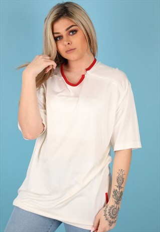 VINTAGE PRADA T-SHIRT IN WHITE NT10