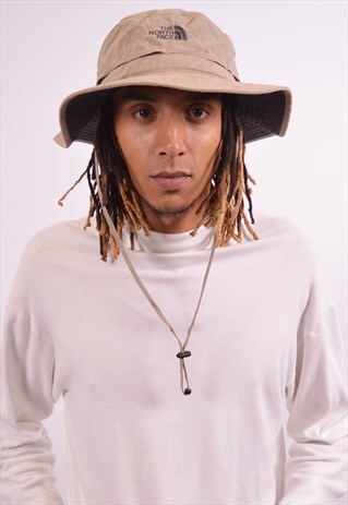 VINTAGE THE NORTH FACE BRIM SAFARI HAT KHAKI