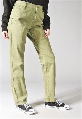 VINTAGE LEVI'S TAPERED LEG JEANS PASTEL GREEN
