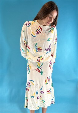 Vintage 80s Two Piece Or Co-Ords