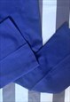 VINTAGE 70S PLUS SIZE NAVY BLUE SUIT SET, JACKET TROUSERS 22