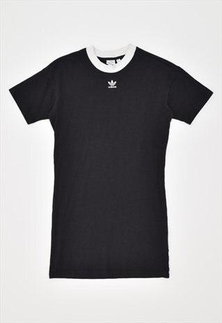 VINTAGE 00'S Y2K ADIDAS T-SHIRT DRESS BLACK