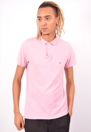 VINTAGE TOMMY HILFIGER POLO SHIRT PINK