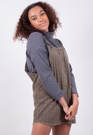 REMADE CORD PINAFORE DRESS