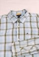 VINTAGE 90'S TOMMY HILFIGER SHIRT CHECK LONG SLEEVE BUTTON