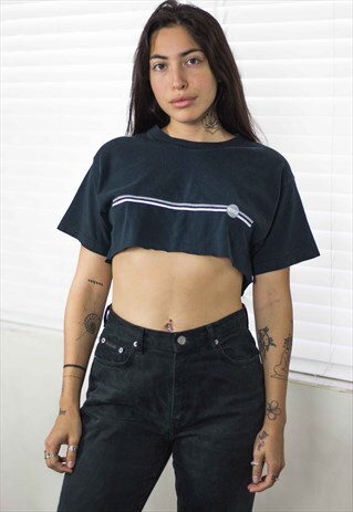 VINTAGE NIKE CROP TOP REWORKED LOGO 90S S 3.6