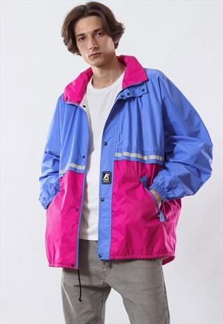 90'S VINTAGE MENS K-WAY 2000 WINDBREAKER WATERPROOF JACKET