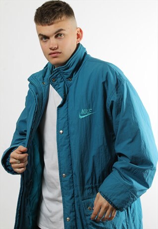 VINTAGE NIKE PADDED RAIN COAT