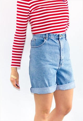VINTAGE SUPER HIGH WAIST MOM SHORTS