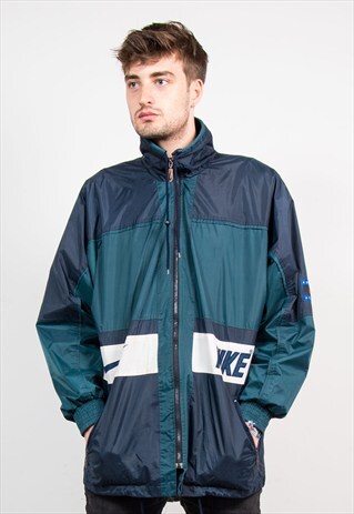 VINTAGE 90'S NIKE COLOURBLOCK WINDBREAKER JACKET