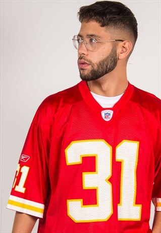 REEBOK EQUIPMENT NFL KANSAS CITY CHIEFS JERSEY