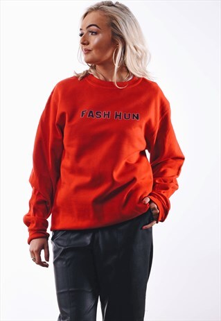 FASH HUN SWEATSHIRT - RED