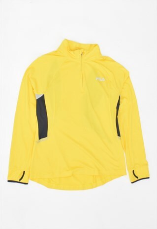 VINTAGE 90'S FILA TOP LONG SLEEVE YELLOW