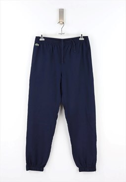 Vintage Lacoste Tracksuit Pants in Blue  - XL