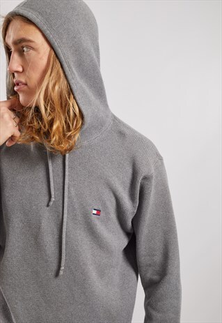 VINTAGE TOMMY HILFIGER KNITTED HOODIE