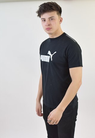 VINTAGE BLACK PUMA 90S SPORTS T SHIRT